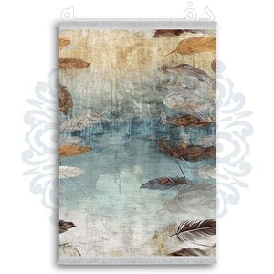 فرشینه دفه از جنس پارچه شانل ترک طرح مدرن کد 399