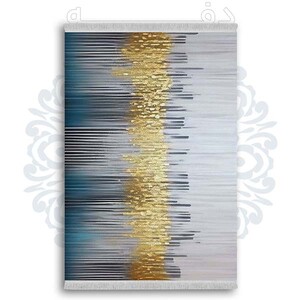 فرشینه دفه از جنس پارچه شانل ترک طرح مدرن کد 409