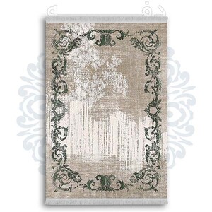 فرشینه دفه از جنس پارچه شانل ترک طرح مدرن کد 417