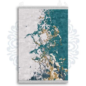 فرشینه دفه از جنس پارچه شانل ترک طرح مدرن کد 423