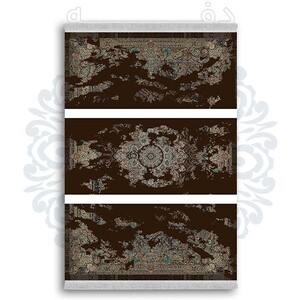 فرشینه دفه از جنس پارچه شانل ترک طرح  سنتی کد 6