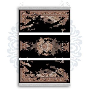 فرشینه دفه از جنس پارچه شانل ترک طرح  سنتی کد 14