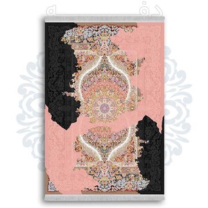 فرشینه دفه از جنس پارچه شانل ترک طرح  سنتی کد 33