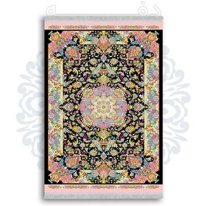 فرشینه دفه از جنس پارچه شانل ترک طرح  سنتی کد 72