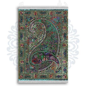 فرشینه دفه از جنس پارچه شانل ترک طرح  سنتی کد 76