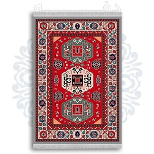 فرشینه دفه از جنس پارچه شانل ترک طرح  سنتی کد 78