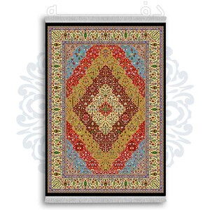 فرشینه دفه از جنس پارچه شانل ترک طرح  سنتی کد 83