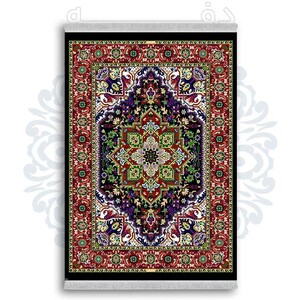 فرشینه دفه از جنس پارچه شانل ترک طرح  سنتی کد 95