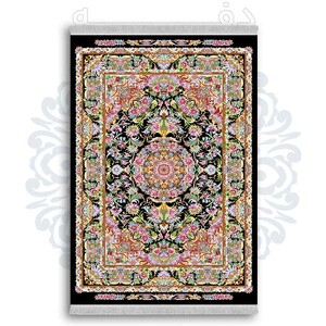 فرشینه دفه از جنس پارچه شانل ترک طرح  سنتی کد 96