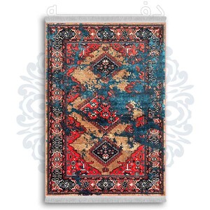 فرشینه دفه از جنس پارچه شانل ترک طرح  سنتی کد 97