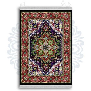 فرشینه دفه از جنس پارچه شانل ترک طرح  سنتی کد 99