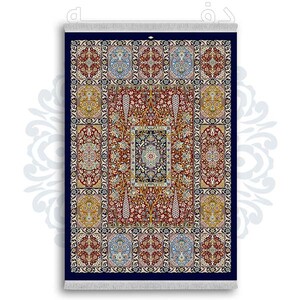 فرشینه دفه از جنس پارچه شانل ترک طرح  سنتی کد 100