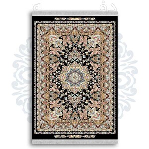 فرشینه دفه از جنس پارچه شانل ترک طرح  سنتی کد 106