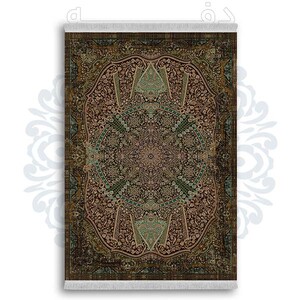 فرشینه دفه از جنس پارچه شانل ترک طرح  سنتی کد 153