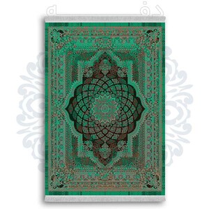 فرشینه دفه از جنس پارچه شانل ترک طرح  سنتی کد 156