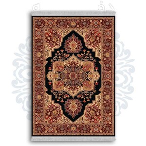 فرشینه دفه از جنس پارچه شانل ترک طرح  سنتی کد 214