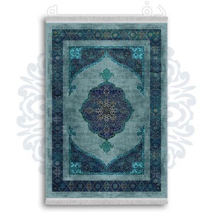 فرشینه دفه از جنس پارچه شانل ترک طرح  سنتی کد 247