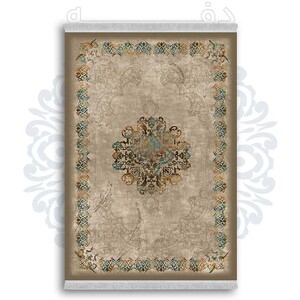 فرشینه دفه از جنس پارچه شانل ترک طرح  سنتی کد 253