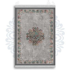 فرشینه دفه از جنس پارچه شانل ترک طرح  سنتی کد 254