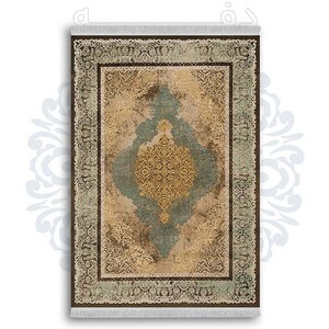 فرشینه دفه از جنس پارچه شانل ترک طرح  سنتی کد 256