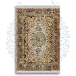 فرشینه دفه از جنس پارچه شانل ترک طرح  سنتی کد 261