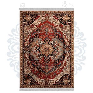 فرشینه دفه از جنس پارچه شانل ترک طرح  سنتی کد 272