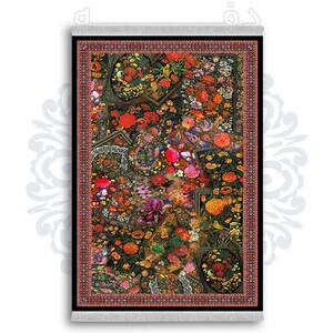 فرشینه دفه از جنس پارچه شانل ترک طرح  سنتی کد 274