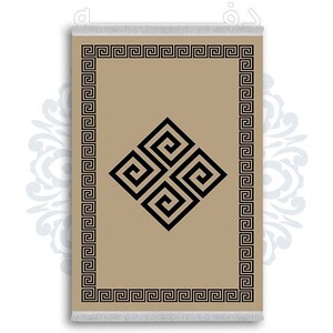 فرشینه دفه از جنس پارچه شانل ترک طرح  کلاسیک کد 5