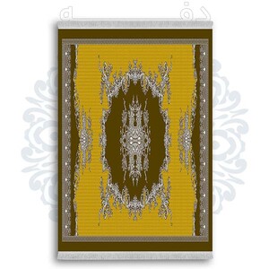 فرشینه دفه از جنس پارچه شانل ترک طرح  کلاسیک کد 15