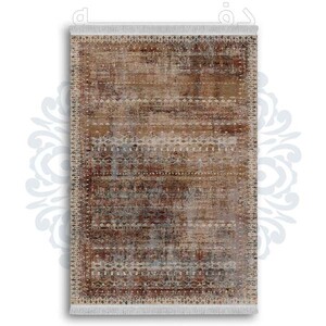 فرشینه دفه از جنس پارچه شانل ترک طرح  گلیم کد 4