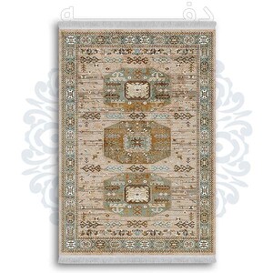 فرشینه دفه از جنس پارچه شانل ترک طرح  گلیم کد 16