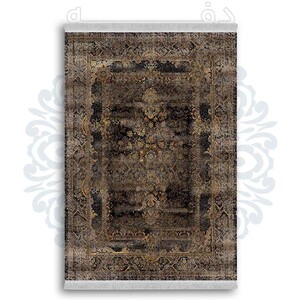 فرشینه دفه از جنس پارچه شانل ترک طرح  گلیم کد 18