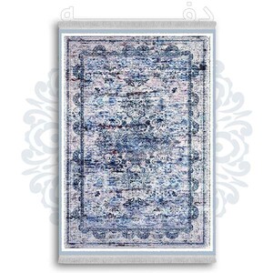 فرشینه دفه از جنس پارچه شانل ترک طرح  گلیم کد 21