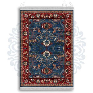 فرشینه دفه از جنس پارچه شانل ترک طرح  گلیم کد 24