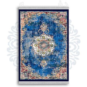 فرشینه دفه از جنس پارچه شانل ترک طرح  گلیم کد 39