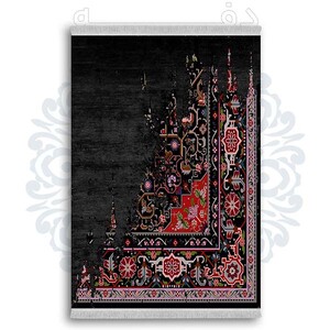 فرشینه دفه از جنس پارچه شانل ترک طرح  گلیم کد 45