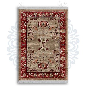 فرشینه دفه از جنس پارچه شانل ترک طرح  گلیم کد 53