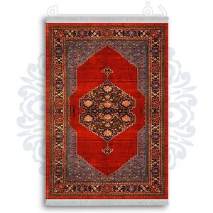 فرشینه دفه از جنس پارچه شانل ترک طرح  گلیم کد 66