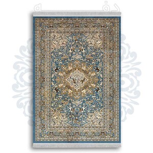 فرشینه دفه از جنس پارچه شانل ترک طرح  گلیم کد 69