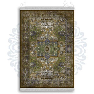 فرشینه دفه از جنس پارچه شانل ترک طرح  گلیم کد 71