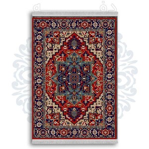 فرشینه دفه از جنس پارچه شانل ترک طرح  گلیم کد 79