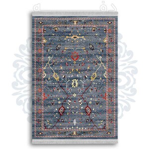 فرشینه دفه از جنس پارچه شانل ترک طرح  گلیم کد 80