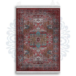 فرشینه دفه از جنس پارچه شانل ترک طرح  گلیم کد 93