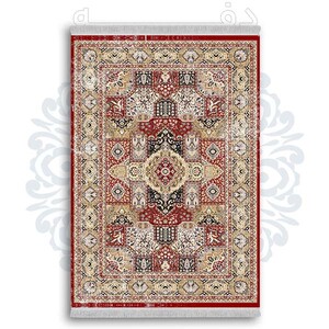 فرشینه دفه از جنس پارچه شانل ترک طرح  گلیم کد 100