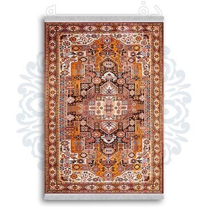 فرشینه دفه از جنس پارچه شانل ترک طرح  گلیم کد 120