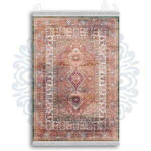 فرشینه دفه از جنس پارچه شانل ترک طرح  گلیم کد 133