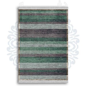 فرشینه دفه از جنس پارچه شانل ترک طرح  گلیم کد 161