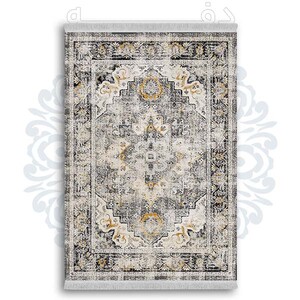 فرشینه دفه از جنس پارچه شانل ترک طرح  گلیم کد 168