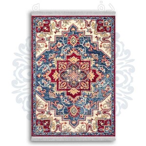 فرشینه دفه از جنس پارچه شانل ترک طرح  گلیم کد 170