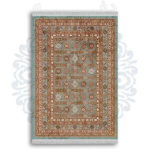 فرشینه دفه از جنس پارچه شانل ترک طرح  گلیم کد 173